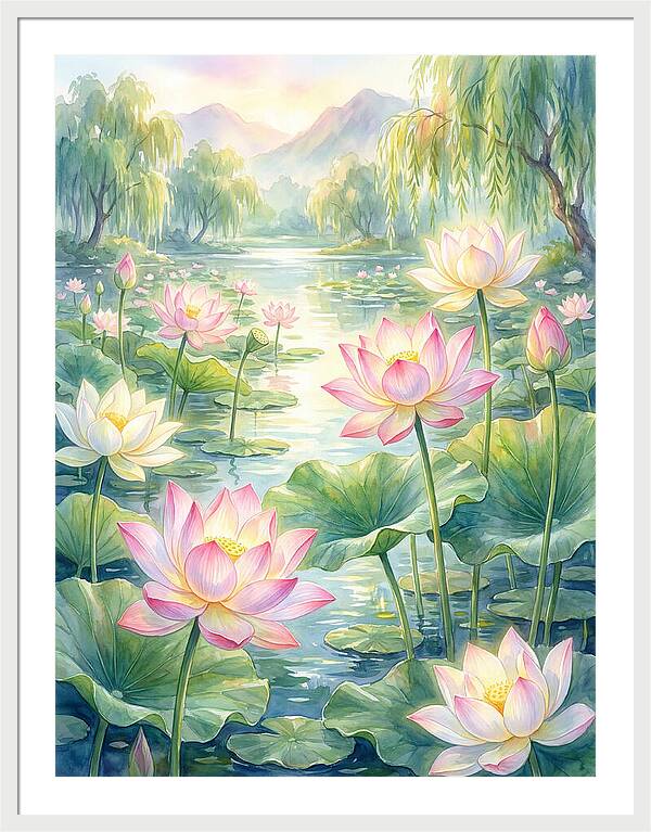 Lotus Pond Serenity