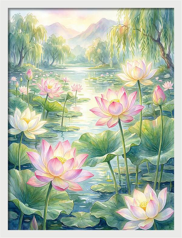 Lotus Pond Serenity
