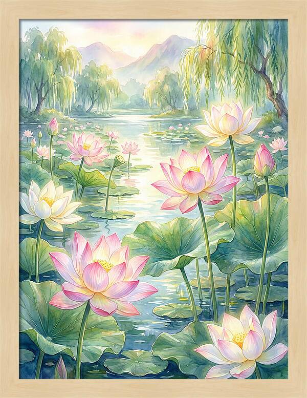 Lotus Pond Serenity
