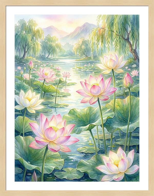 Lotus Pond Serenity