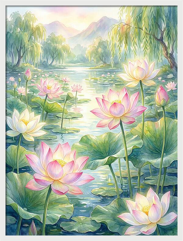 Lotus Pond Serenity