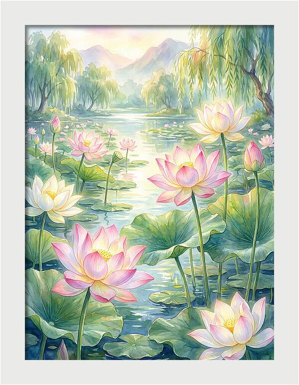 Lotus Pond Serenity