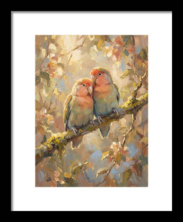 Lovebirds In Harmony