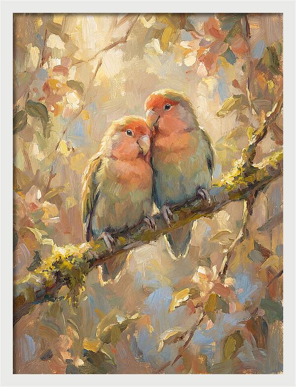 Lovebirds In Harmony