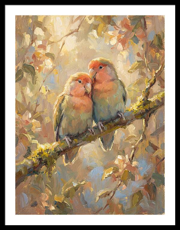 Lovebirds In Harmony