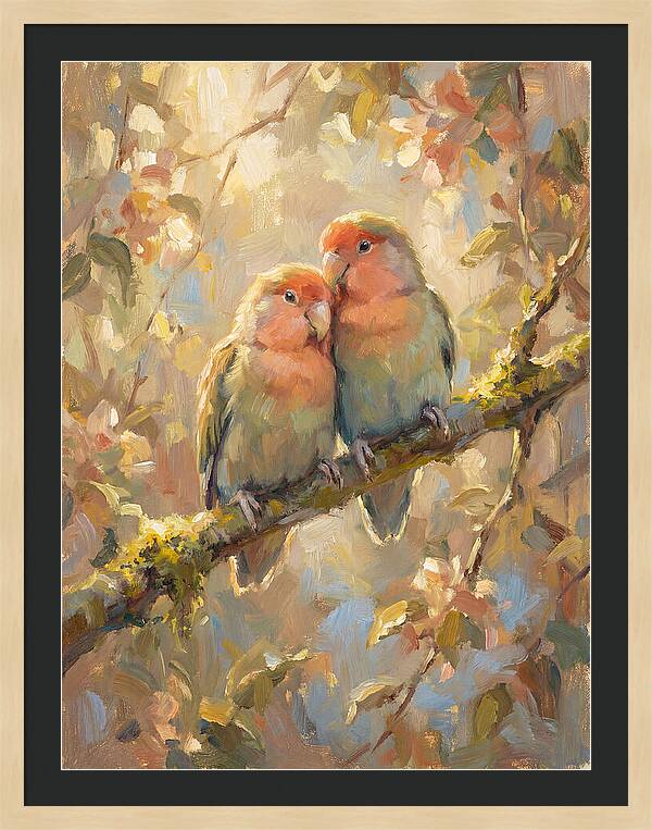 Lovebirds In Harmony