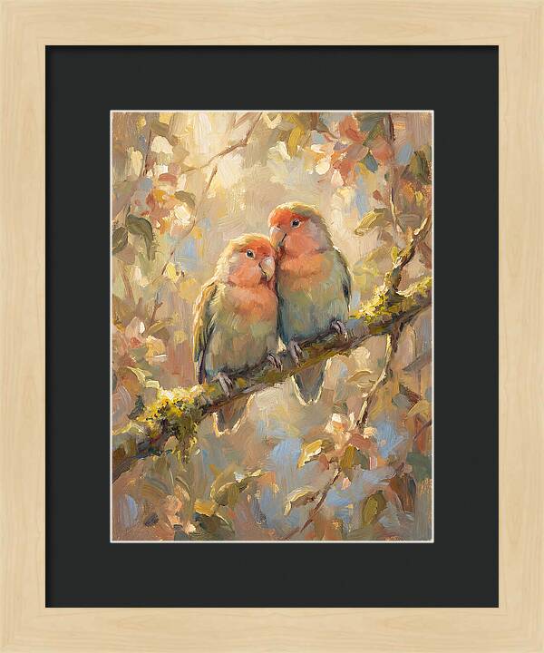 Lovebirds In Harmony