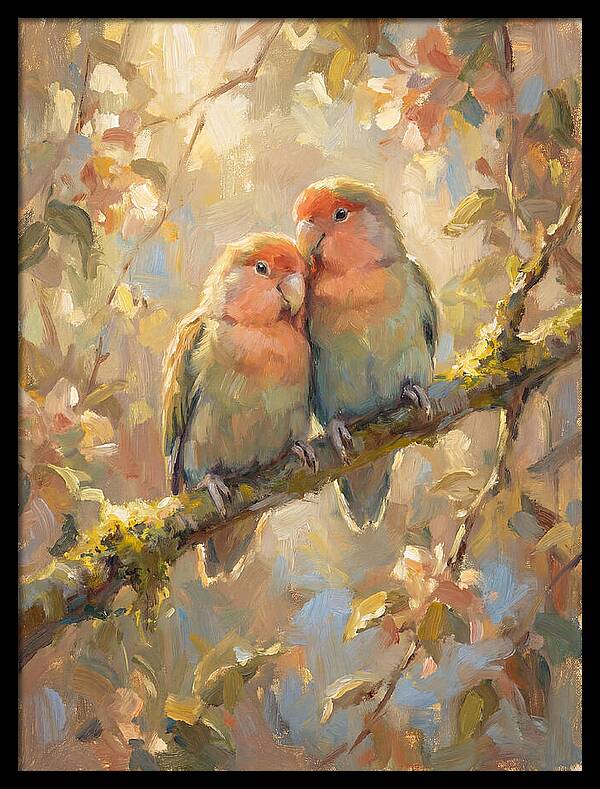 Lovebirds In Harmony