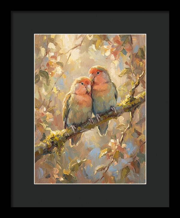 Lovebirds In Harmony