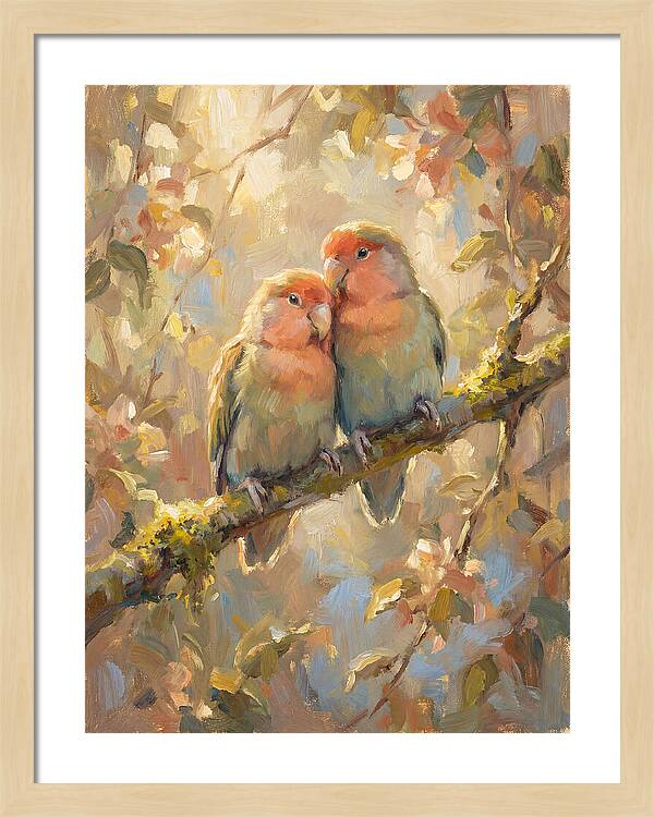 Lovebirds In Harmony