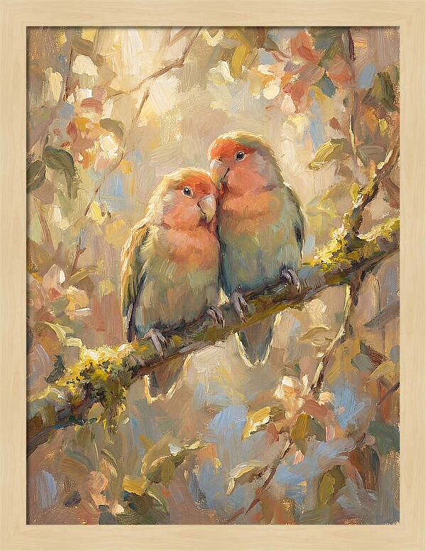 Lovebirds In Harmony