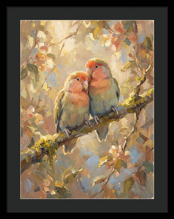 Lovebirds In Harmony