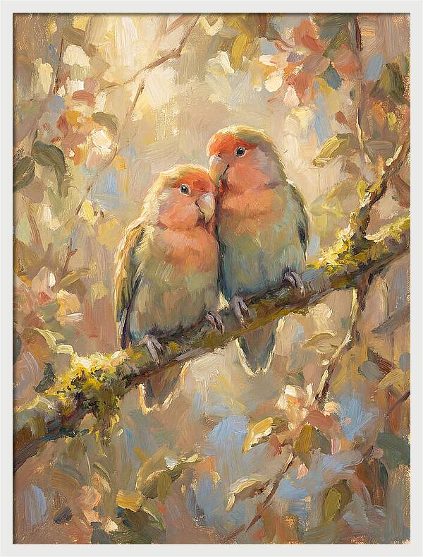 Lovebirds In Harmony