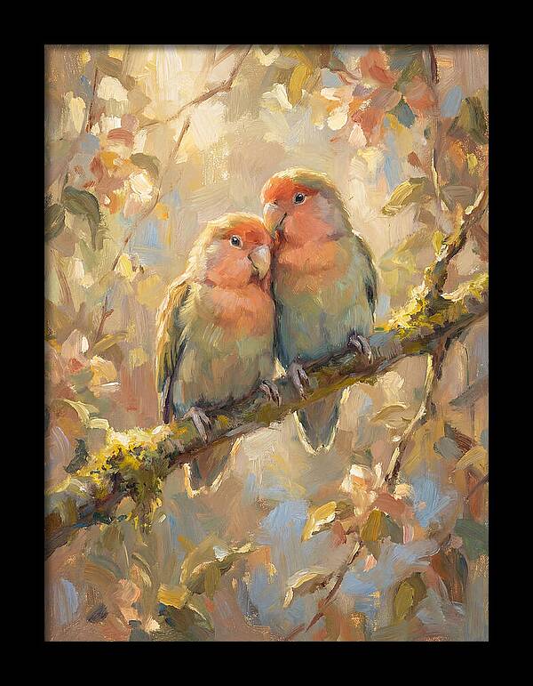 Lovebirds In Harmony