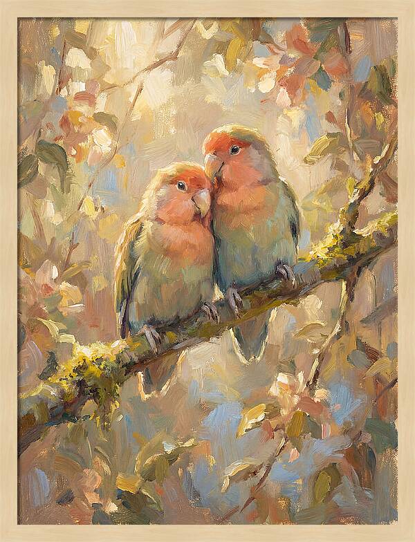 Lovebirds In Harmony