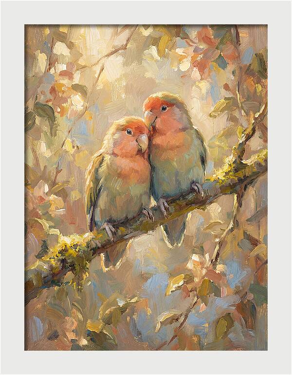 Lovebirds In Harmony