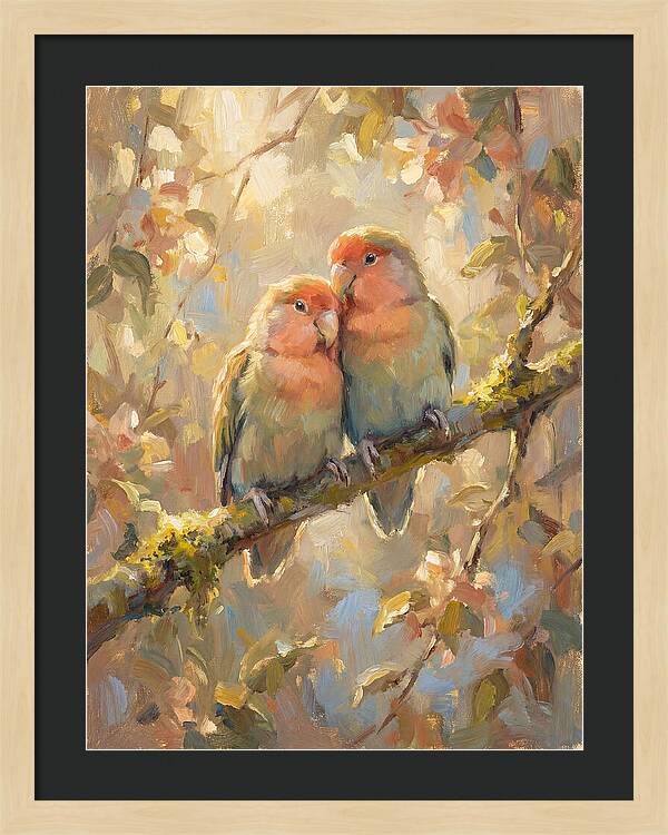 Lovebirds In Harmony
