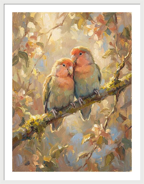 Lovebirds In Harmony