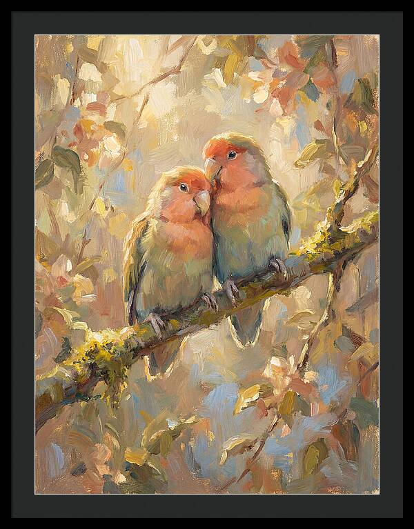 Lovebirds In Harmony