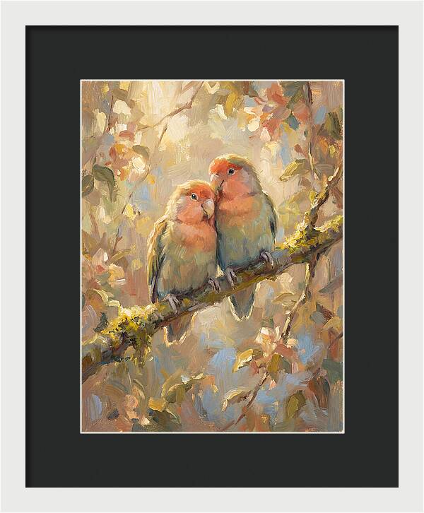 Lovebirds In Harmony