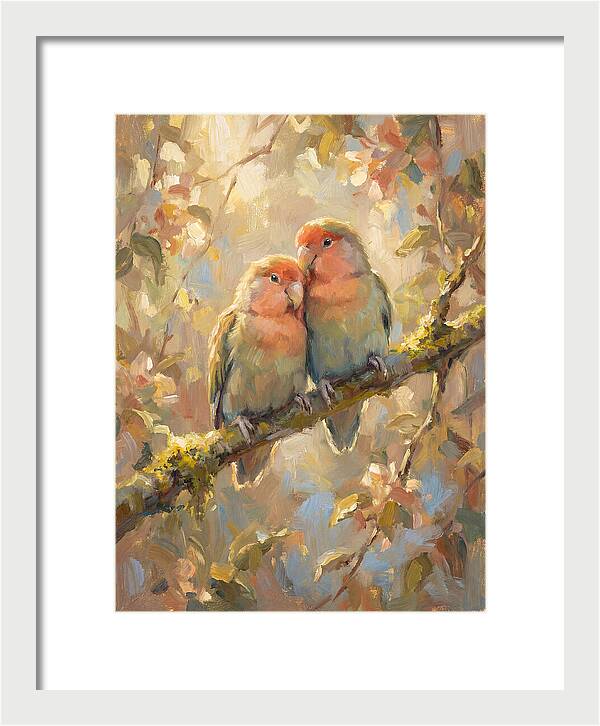 Lovebirds In Harmony