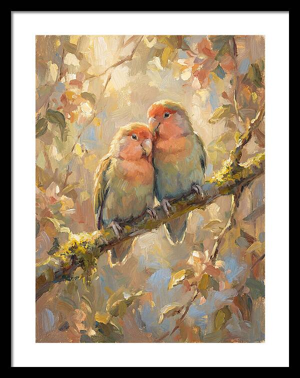 Lovebirds In Harmony