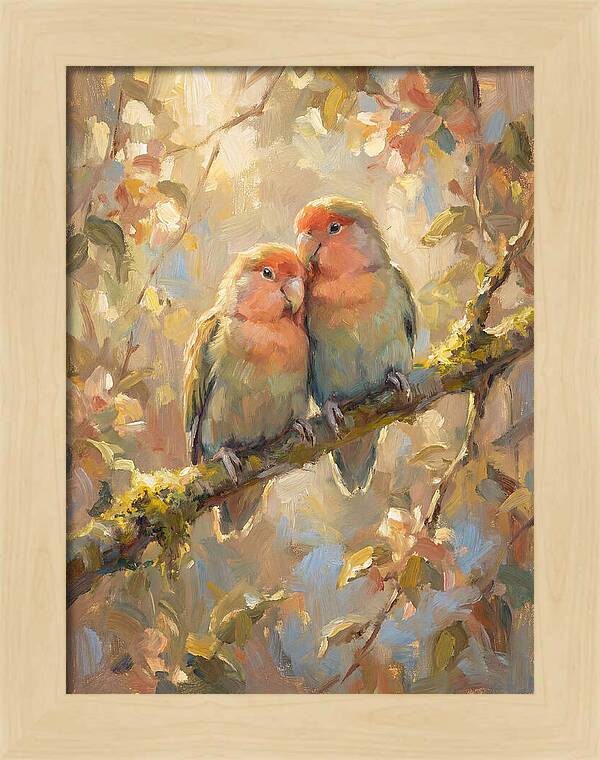 Lovebirds In Harmony