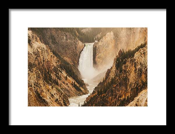Lower Falls In Yellowstone