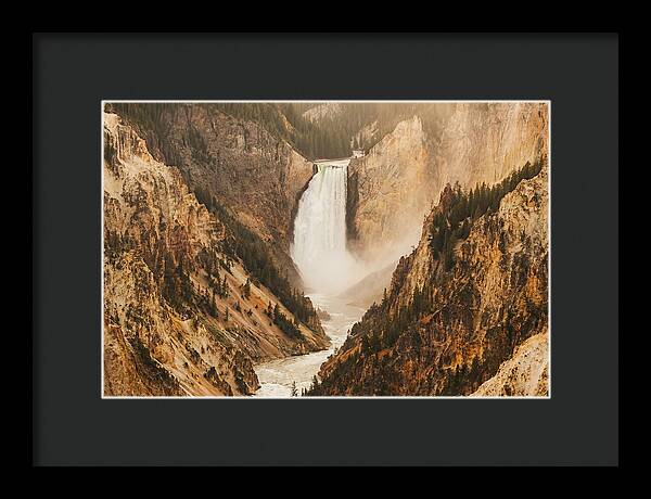 Lower Falls In Yellowstone