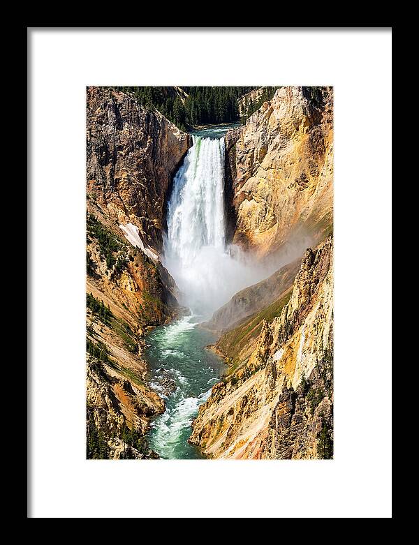Lower Falls Of The Yellowstone