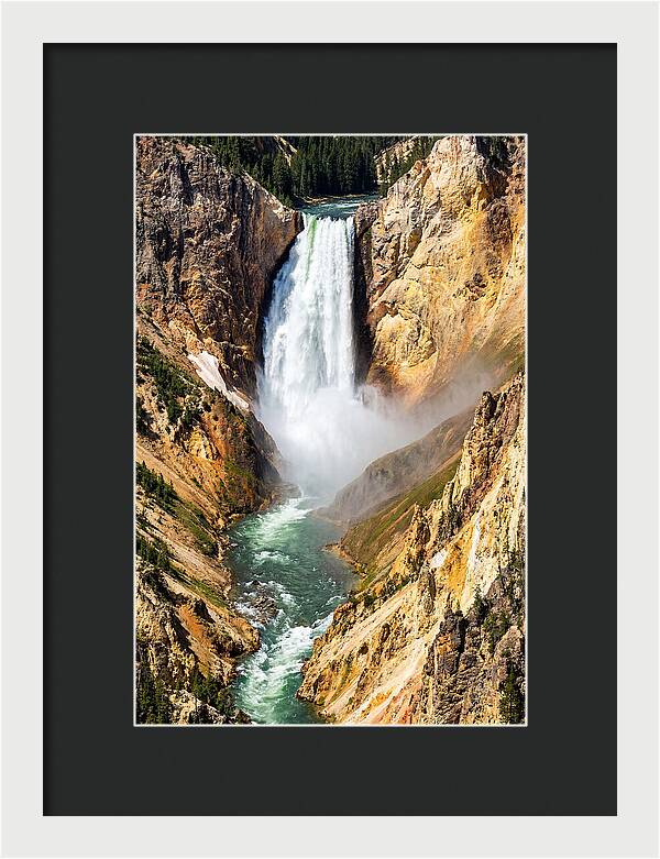 Lower Falls Of The Yellowstone