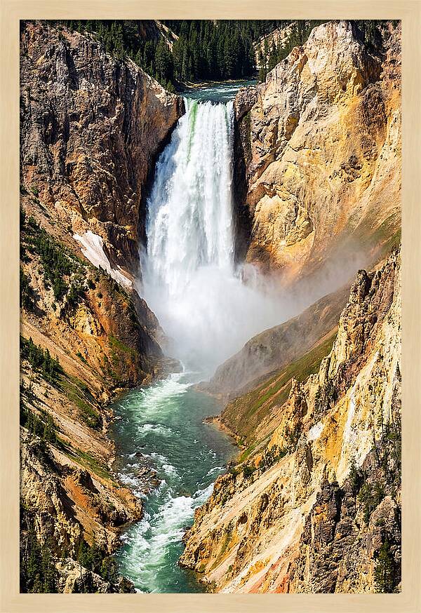 Lower Falls Of The Yellowstone