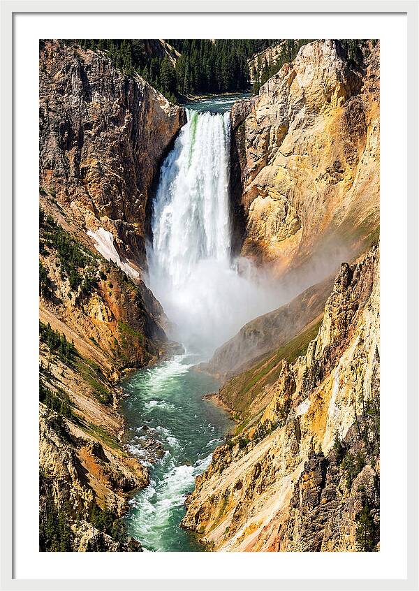 Lower Falls Of The Yellowstone