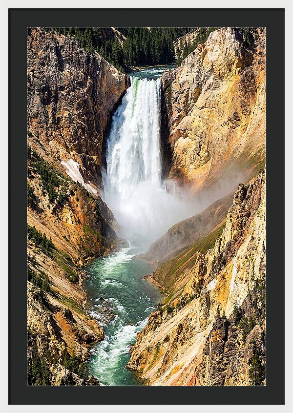 Lower Falls Of The Yellowstone