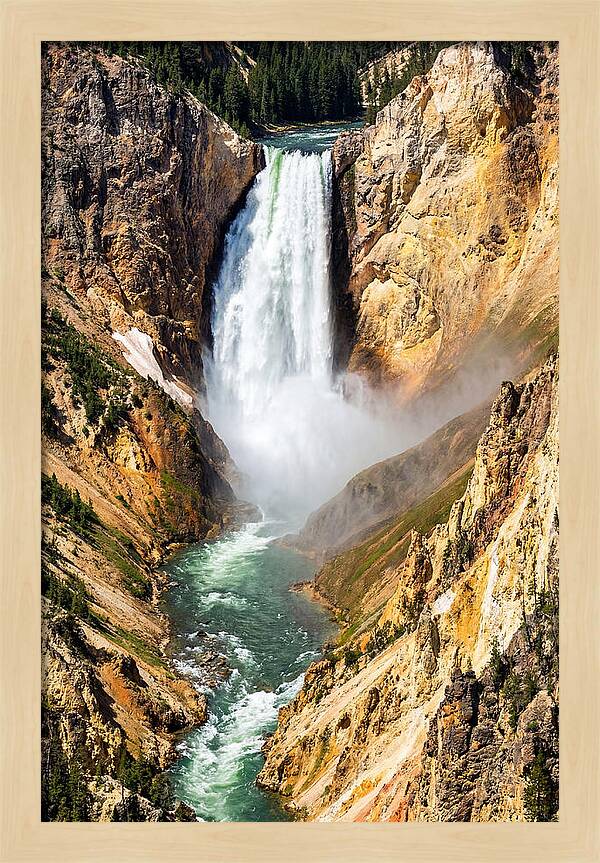 Lower Falls Of The Yellowstone