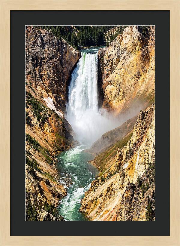 Lower Falls Of The Yellowstone