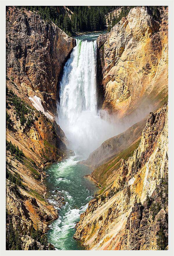 Lower Falls Of The Yellowstone