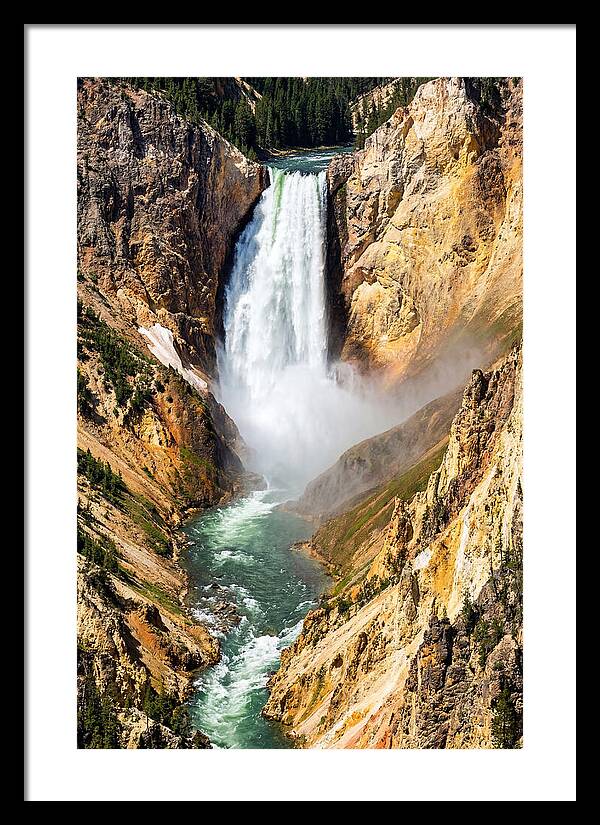 Lower Falls Of The Yellowstone