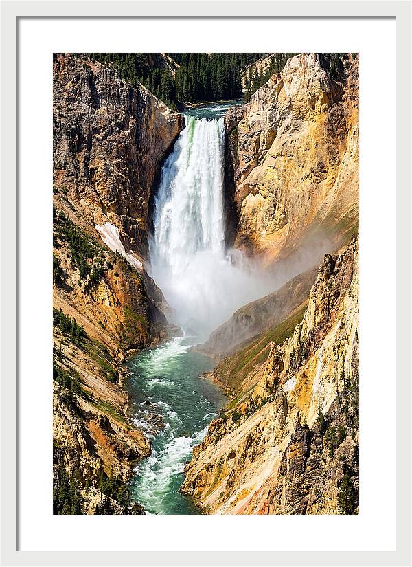 Lower Falls Of The Yellowstone