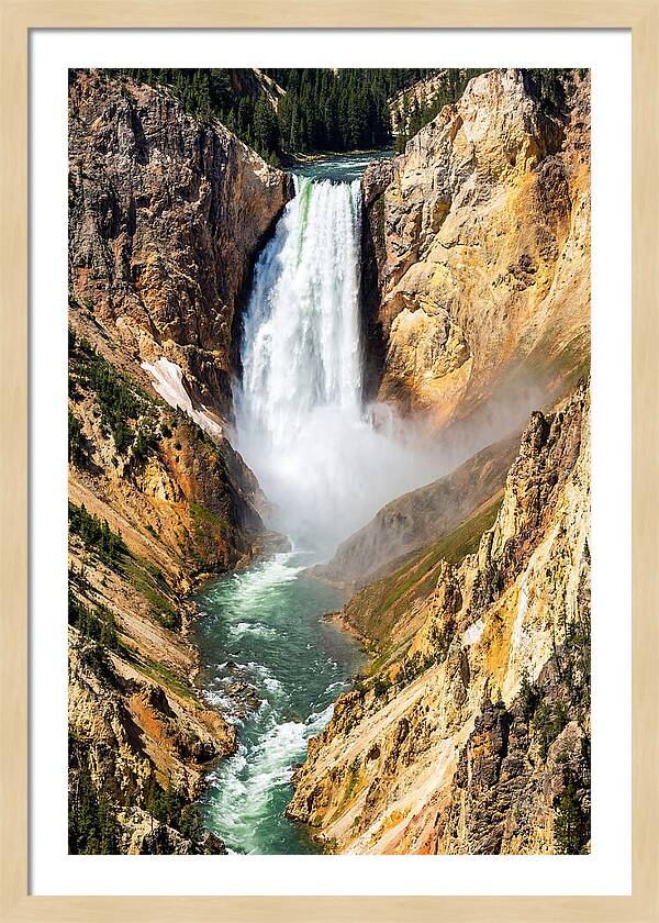 Lower Falls Of The Yellowstone