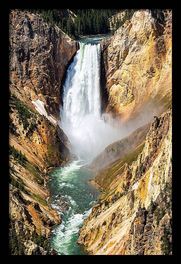 Lower Falls Of The Yellowstone