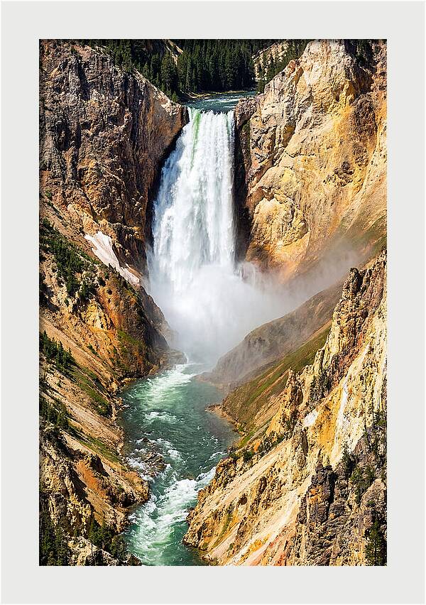 Lower Falls Of The Yellowstone