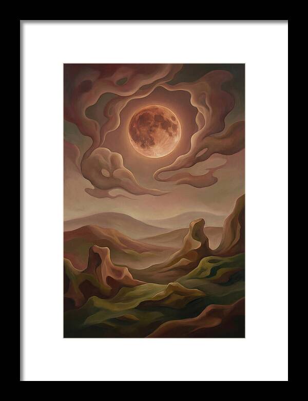Lunar Eclipse With Copper Glow