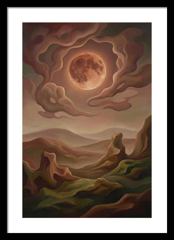 Lunar Eclipse With Copper Glow