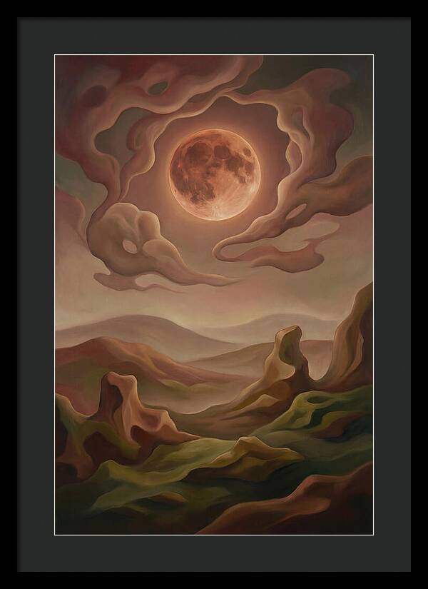 Lunar Eclipse With Copper Glow