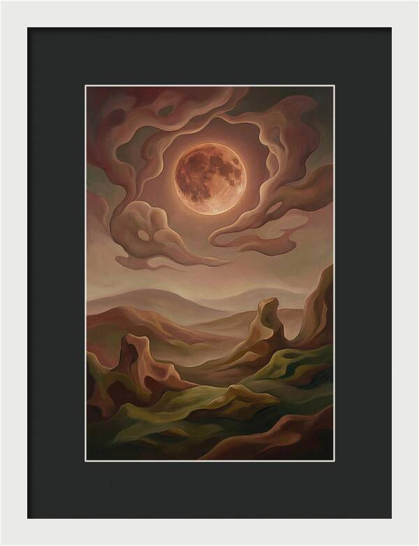 Lunar Eclipse With Copper Glow