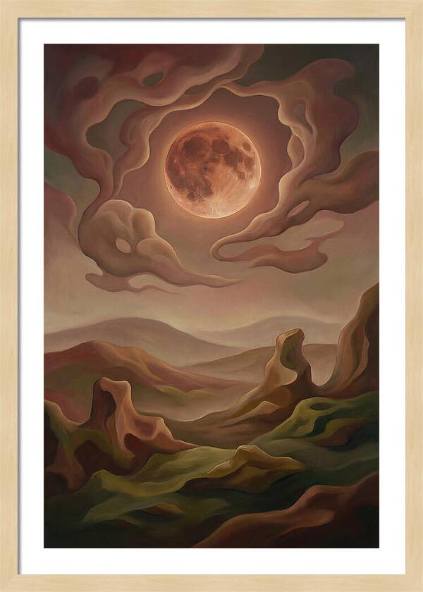 Lunar Eclipse With Copper Glow