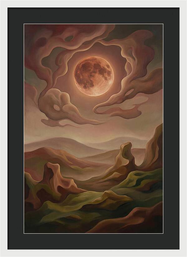 Lunar Eclipse With Copper Glow