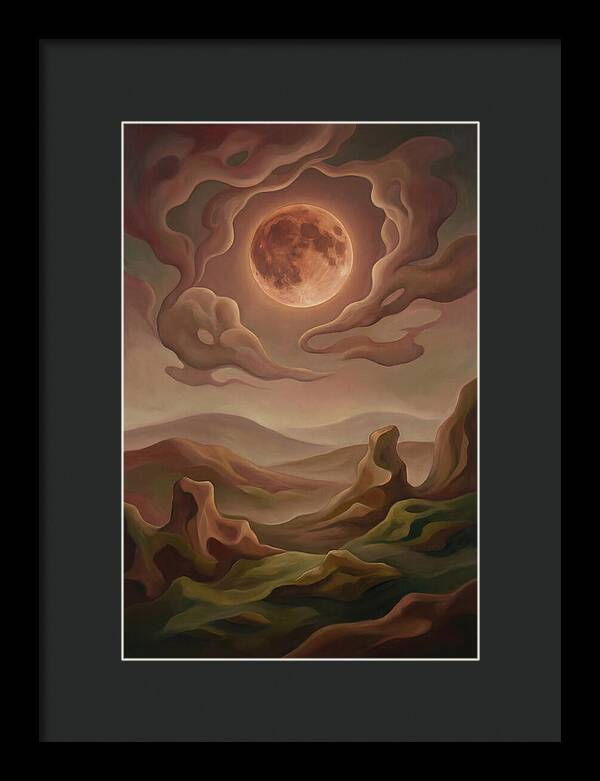 Lunar Eclipse With Copper Glow