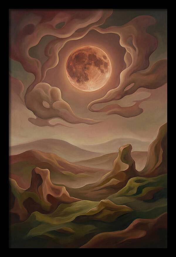 Lunar Eclipse With Copper Glow